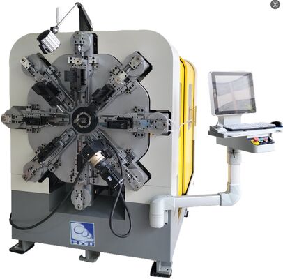 12-14 оси Автоматическая машина для производства пружин с ЧПУ, от 1 до 4 мм пружинная катушка