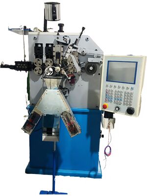 Высокоточный 0,2-1,2 мм Компьютерный компрессионный пружинный станок Промышленное применение Автоматический мотор Прямой производитель Поставщик