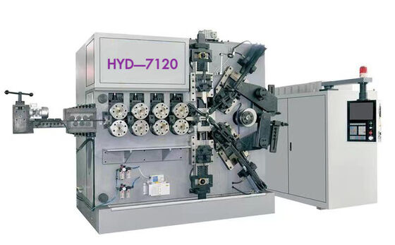 Автоматическая 7-осевая многофункциональная CNC катушечная пружина изготавливающая машина 6-16 мм Ядерный моторный компонент для металлургии