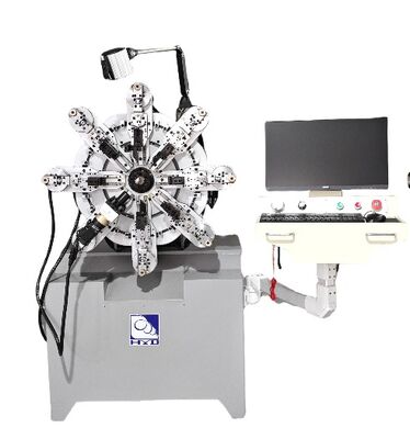 Автоматическая прецизионная пружинонавивочная машина без катушки, многофункциональная для изготовления и формовки сердечников электродвигателей диаметром 0,3-2,5 мм