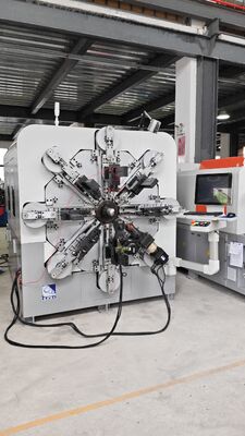 2.0-6.0mm Camless Wire Bending Equipment , 12 Axis Automatic Spring Coiling Machine 