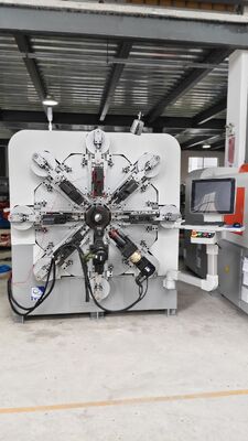 2.0-6.0mm Camless Wire Bending Equipment , 12 Axis Automatic Spring Coiling Machine 