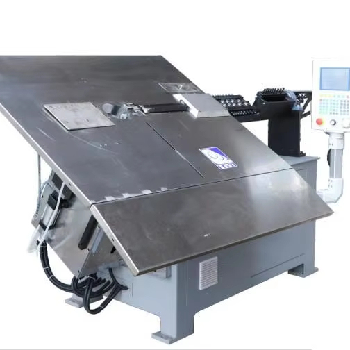 Automatic 2D Wire Bending Machine with Dedicated CNC Computer 8.6kW Power and Max Wire Feed 10000.0mm
